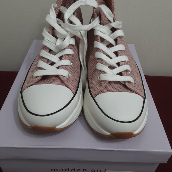 Madden Girl High Top Platform  Sneaker. Sz 9 - Picture 4 of 7